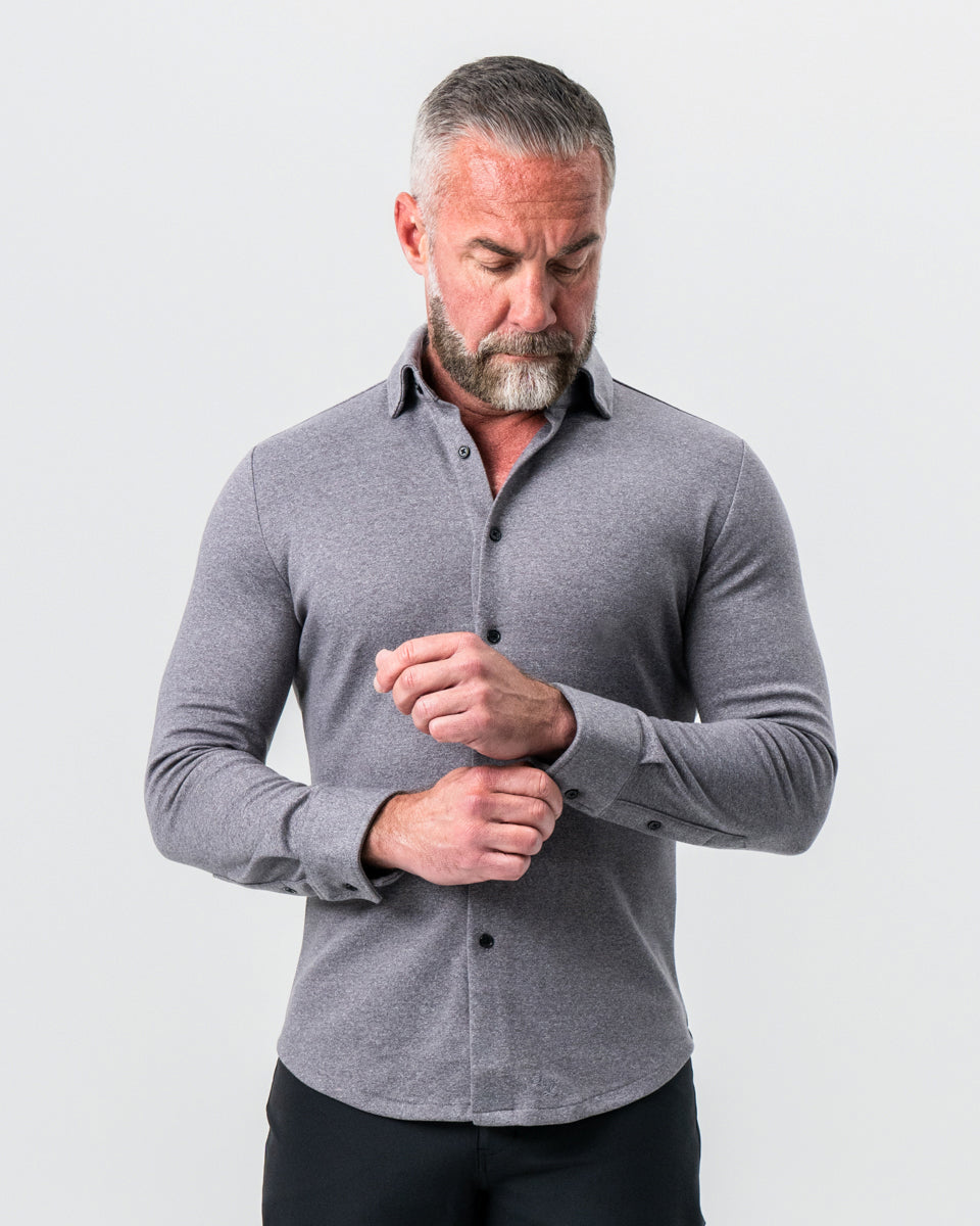 State & Liberty - "The Onyx" Charcoal Button Down