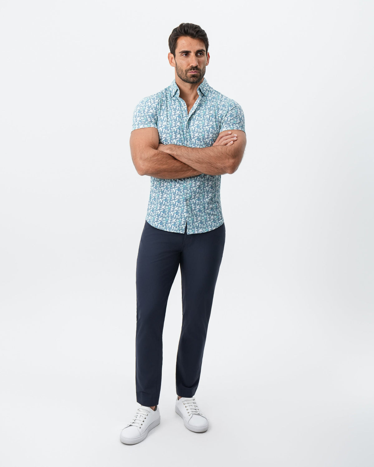 State & Liberty - "The Bloom" Grey with Floral Print