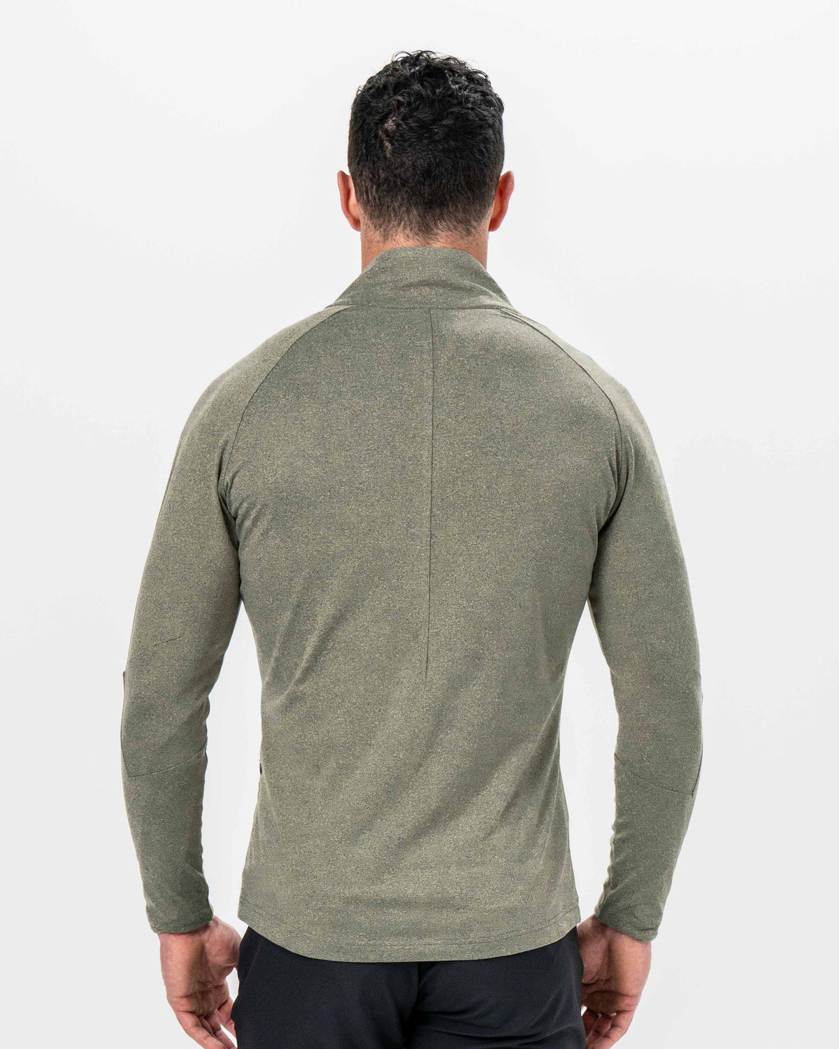 State & Liberty - Brushed Quarter Zip - Heathered Olive
