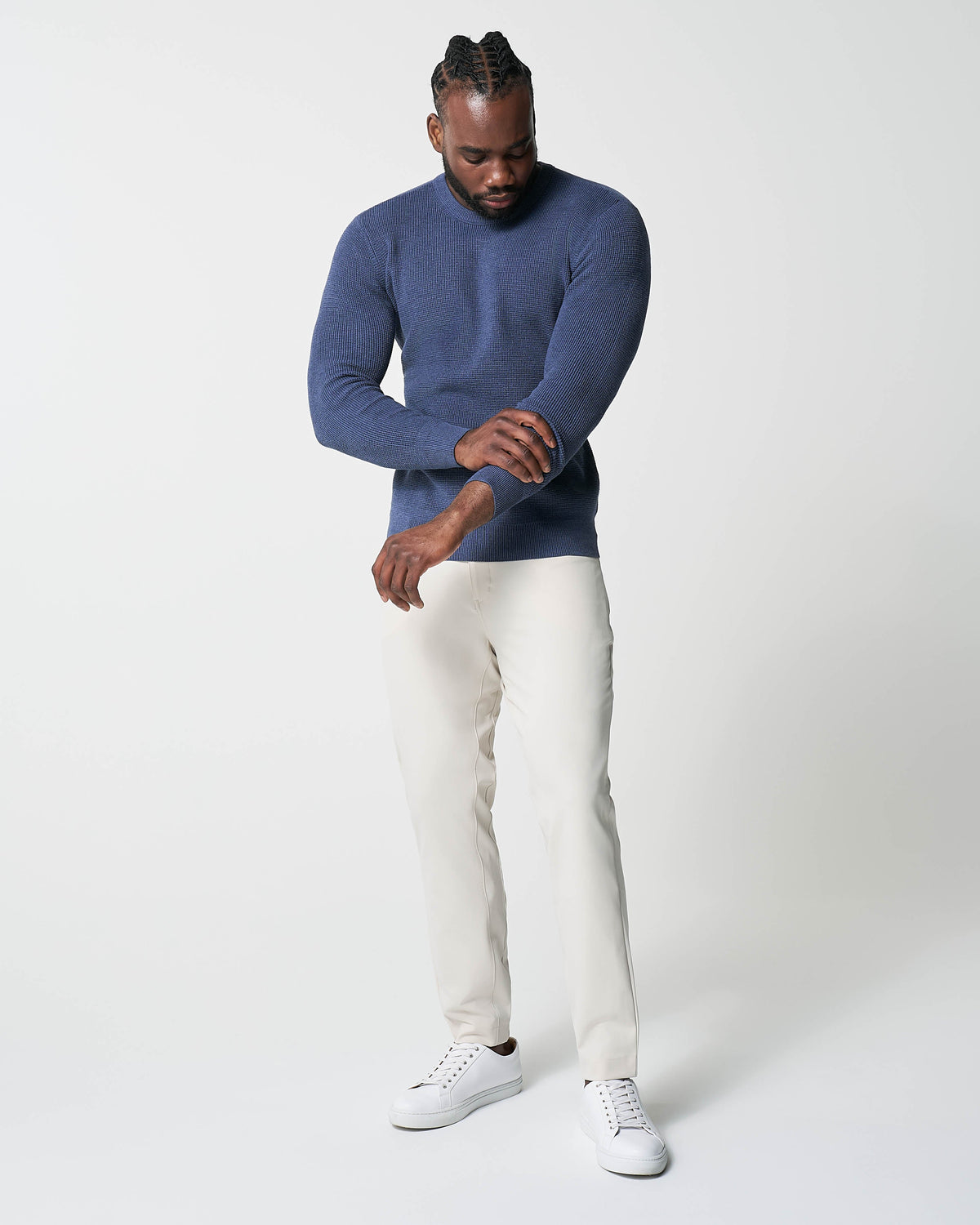 State & Liberty - Heavy Knit Crewneck - Navy