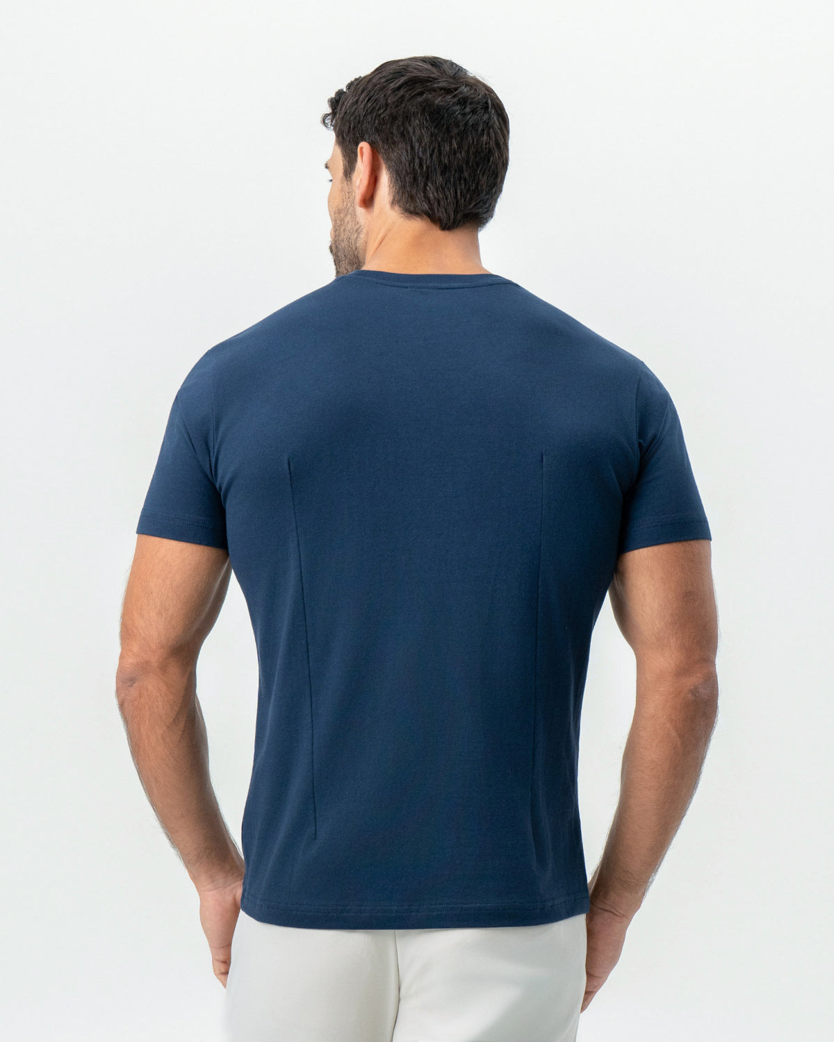 State & Liberty - "The Hartford" Navy Short Sleeve Crewneck