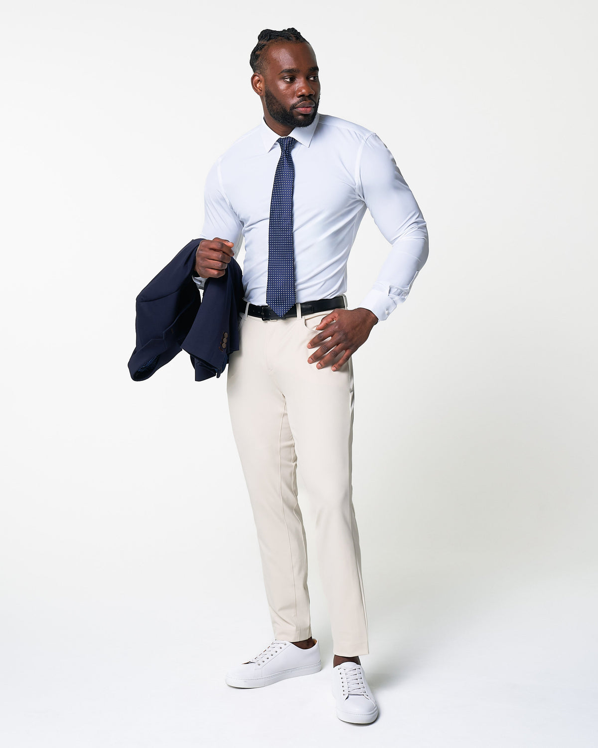 State & Liberty - Athletic Fit Stretch Tech Chino - Light Khaki