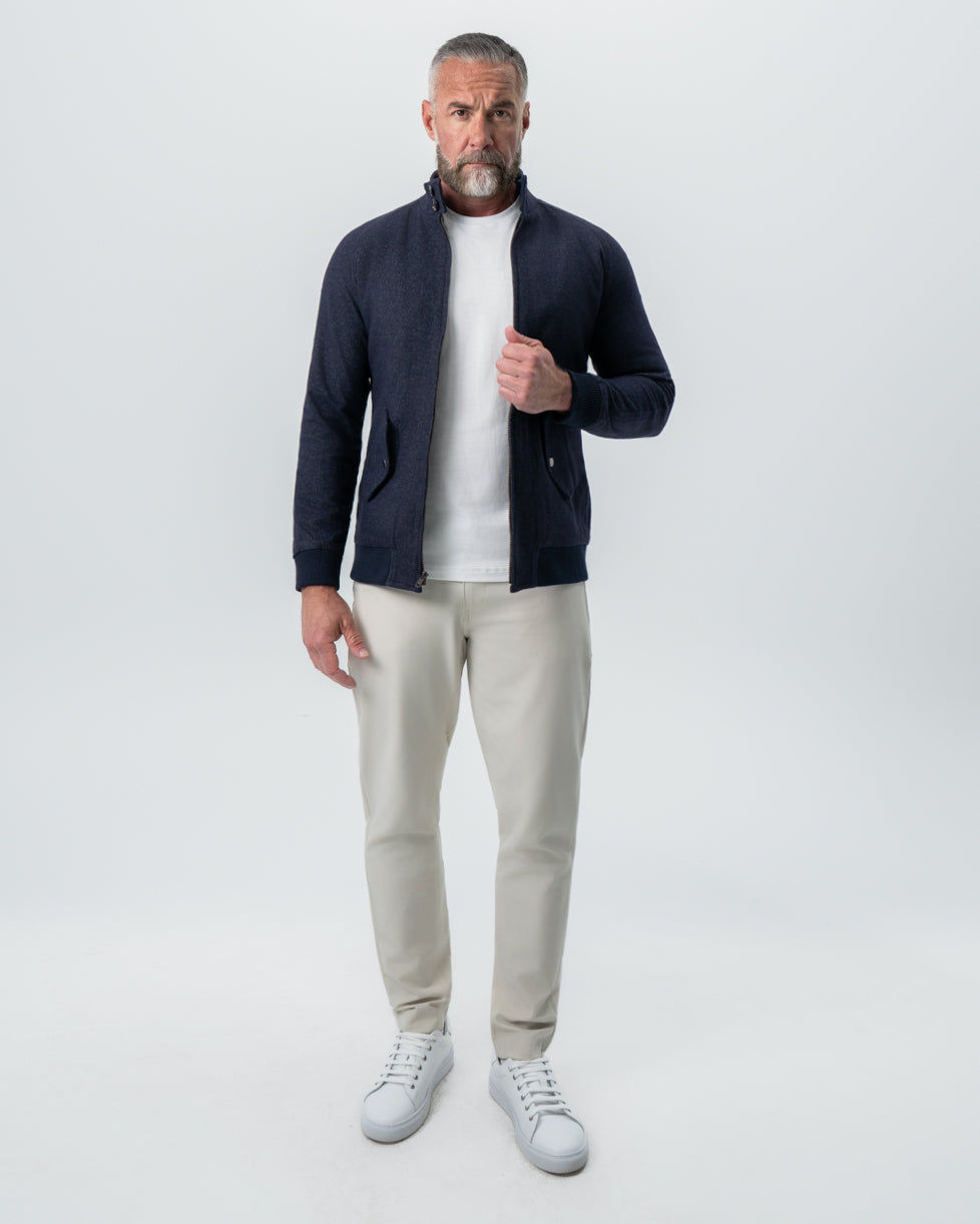 State & Liberty - Brushed Bomber - Navy