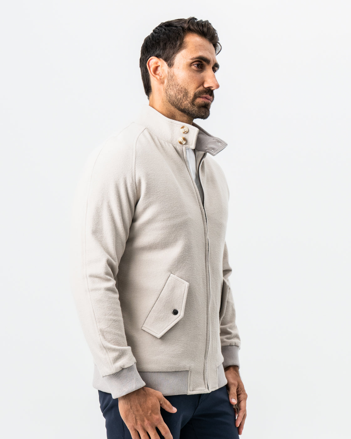 State & Liberty - Brushed Bomber - Tan
