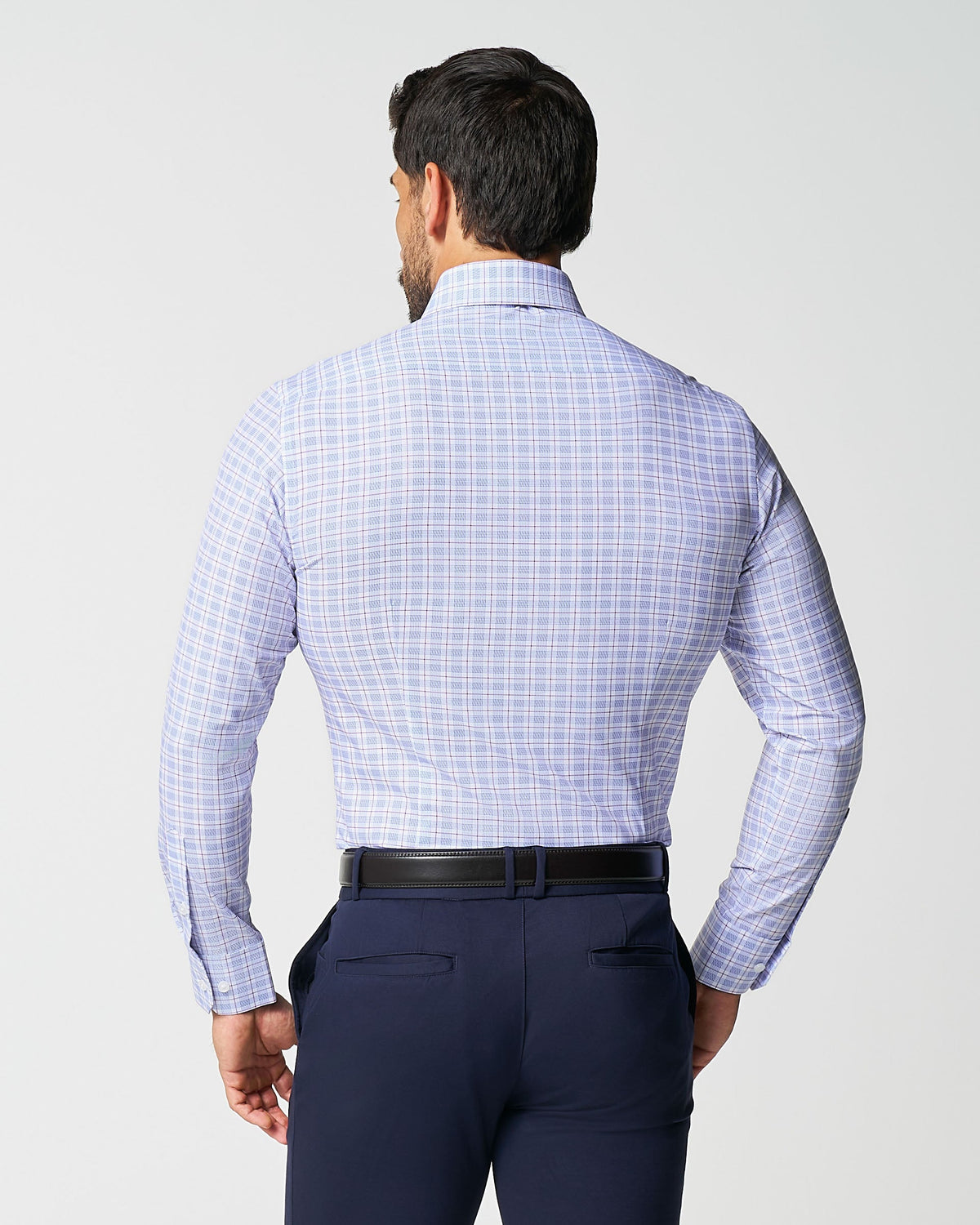 State & Liberty - "The Baron" Purple and Blue Plaid