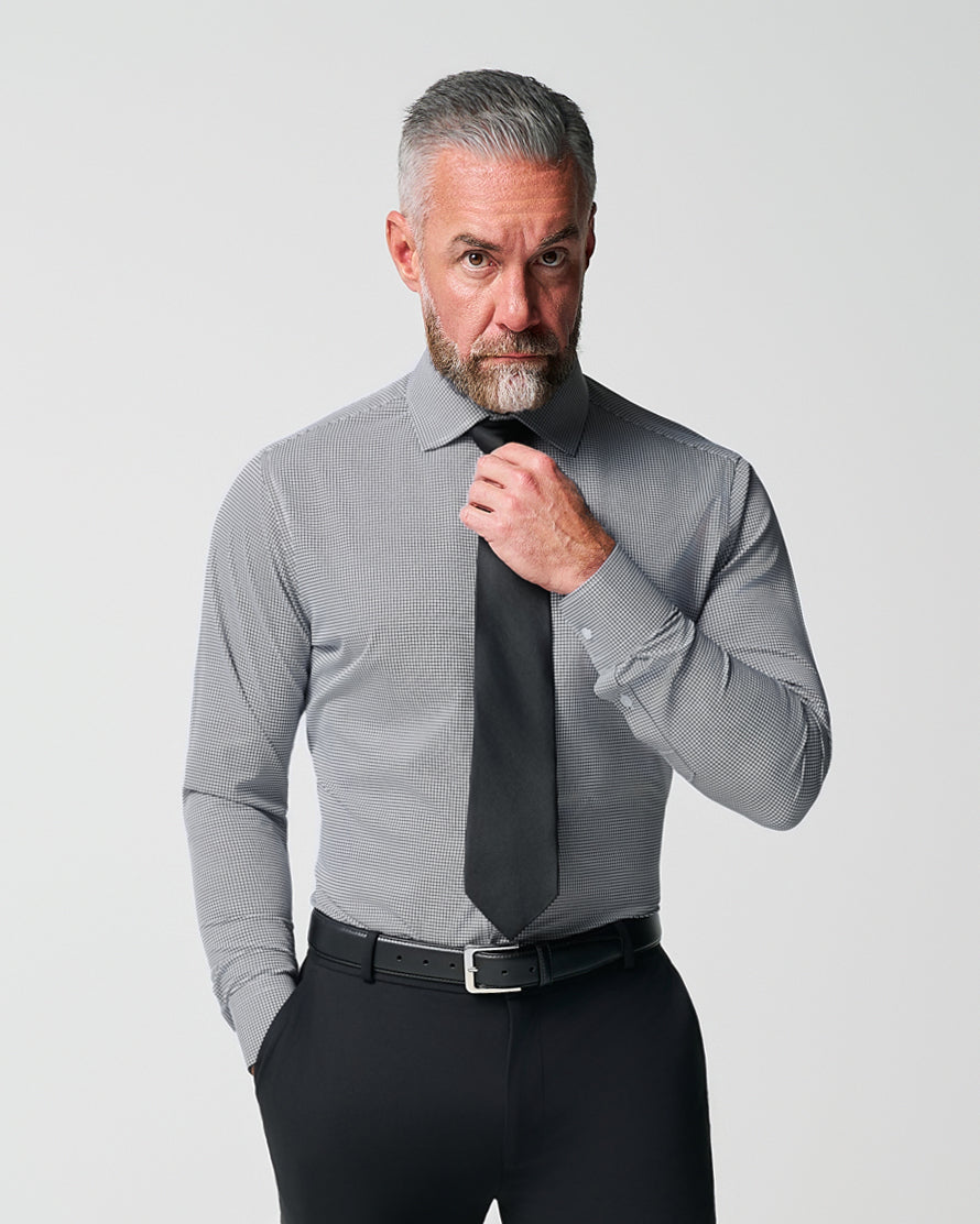State & Liberty - "The Newbury" Black Windowpane