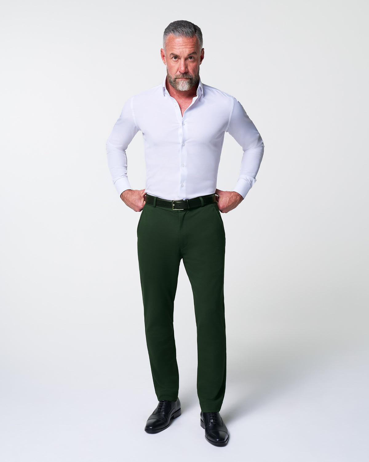 State & Liberty - Athletic Fit Stretch Suit - Solid Pine