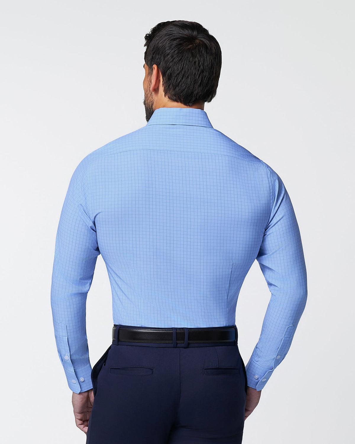 State & Liberty - "The Reynolds" Powder Blue and Navy Windowpane