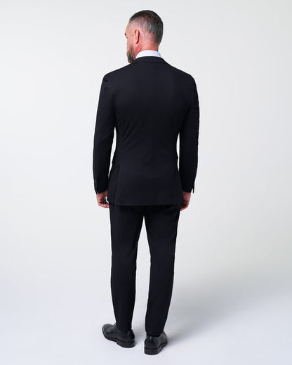 State & Liberty - Athletic Fit Stretch Suit - Black