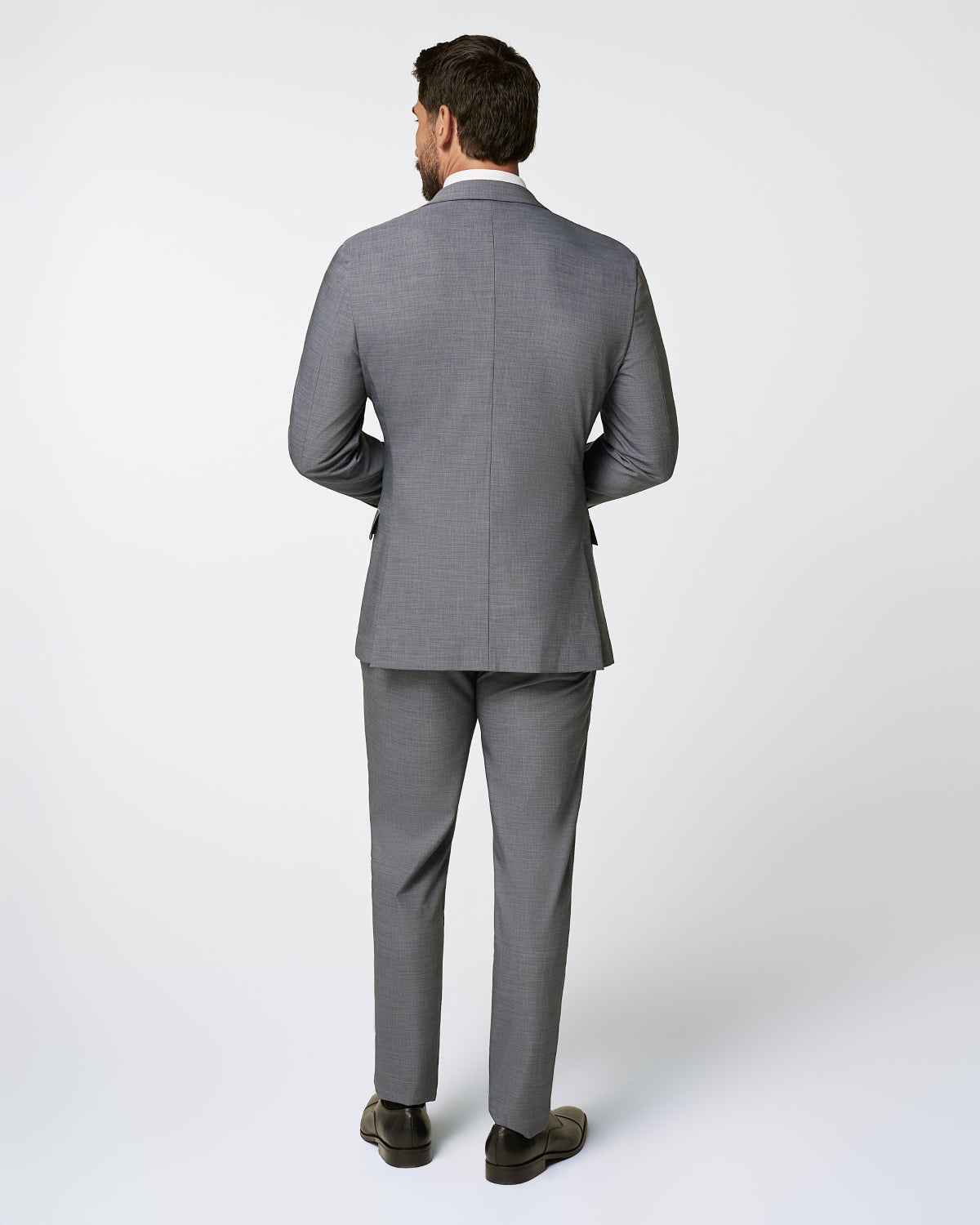 State & Liberty - Athletic Fit Stretch Suit - Heathered Grey