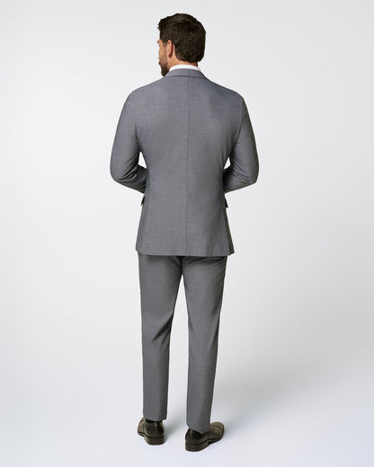 State & Liberty - Athletic Fit Stretch Suit - Heathered Grey