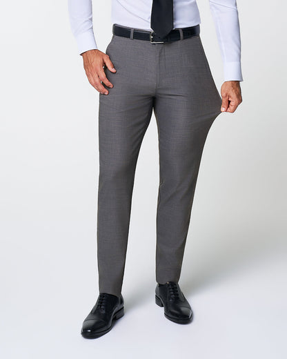 State & Liberty - Athletic Fit Stretch Suit - Heathered Grey