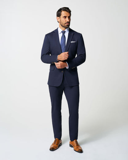 State & Liberty - Athletic Fit Stretch Suit - Navy