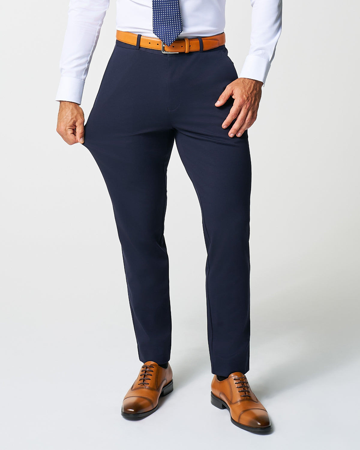 State & Liberty - Athletic Fit Stretch Suit - Navy