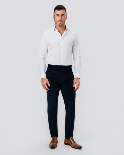 State & Liberty - Unstructured Corduroy Suit - Dark Navy