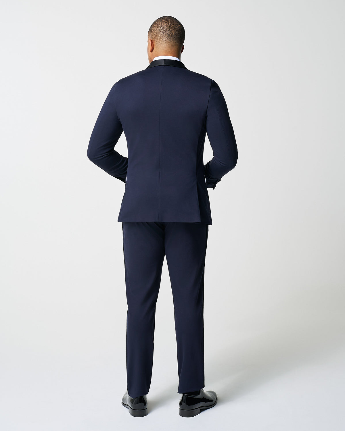 State & Liberty - Athletic Fit Stretch Tuxedo - Navy with Shawl Lapel