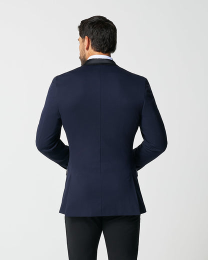 State & Liberty - Athletic Fit Stretch Tuxedo Jacket - Navy with Peak Lapel