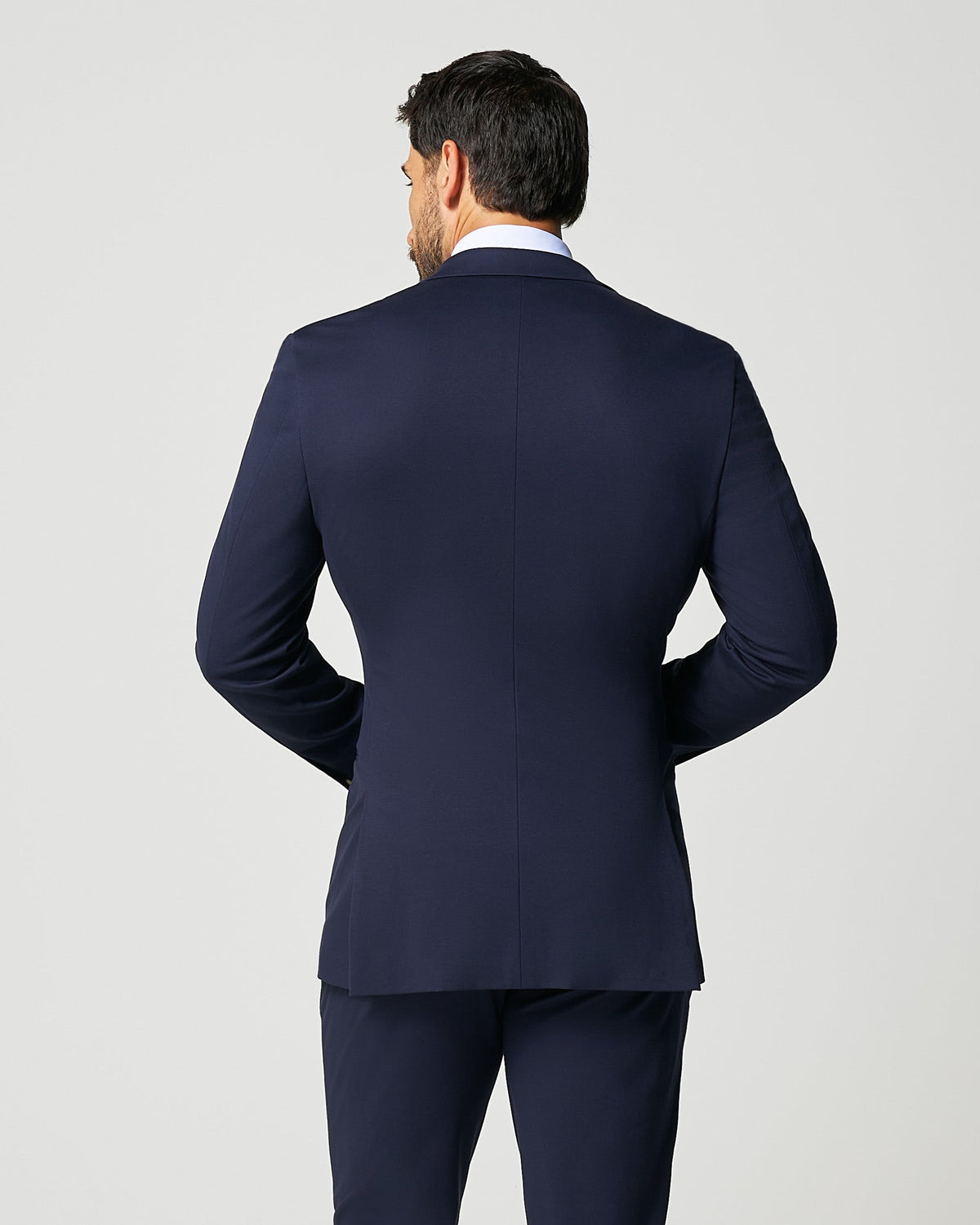 State & Liberty - Athletic Fit Stretch Blazer - Navy