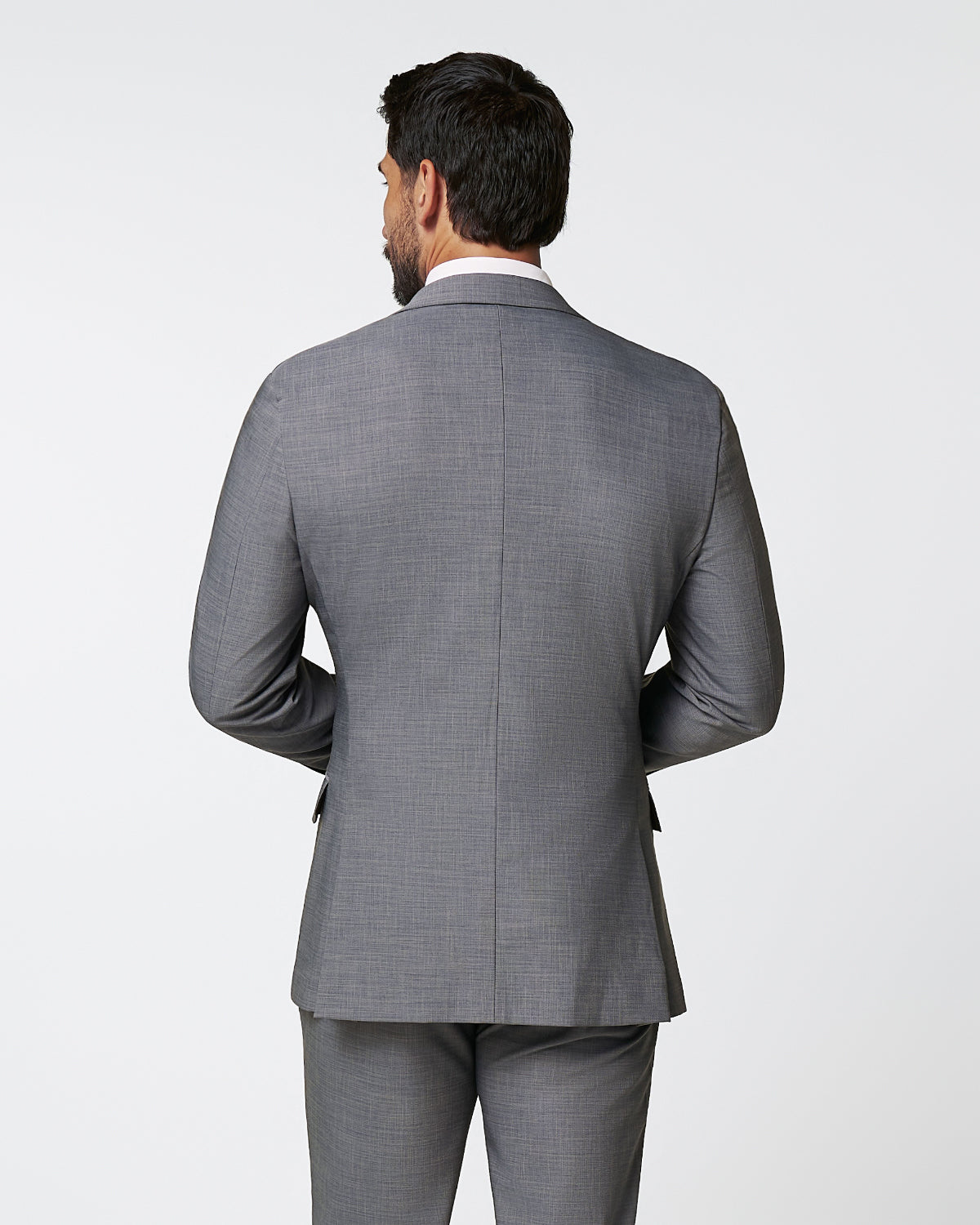 State & Liberty - Athletic Fit Stretch Blazer - Heathered Grey