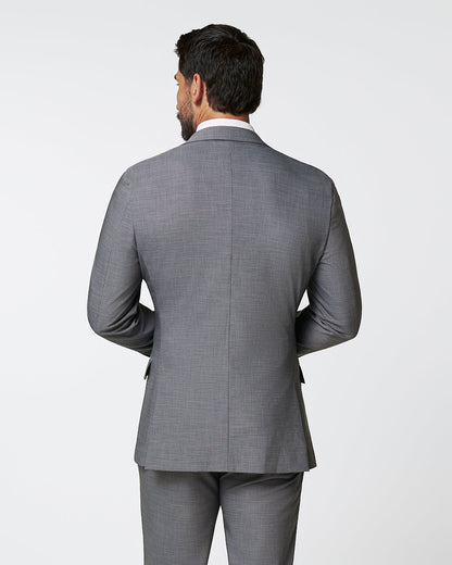 State & Liberty - Athletic Fit Stretch Blazer - Heathered Grey