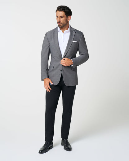 State & Liberty - Athletic Fit Stretch Blazer - Heathered Grey