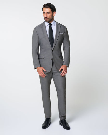 State & Liberty - Athletic Fit Stretch Blazer - Heathered Grey