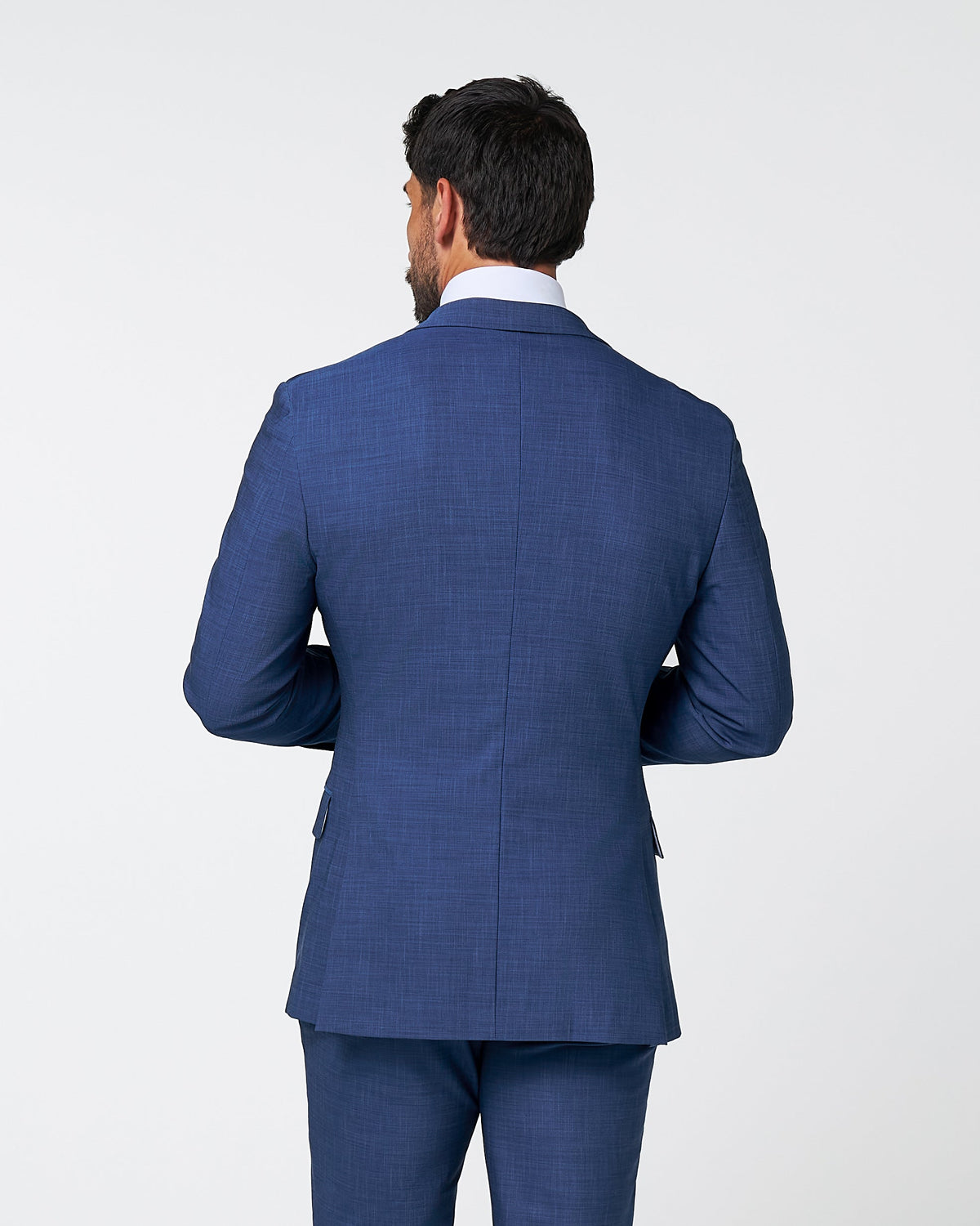 State & Liberty - Athletic Fit Stretch Blazer - Heathered Navy