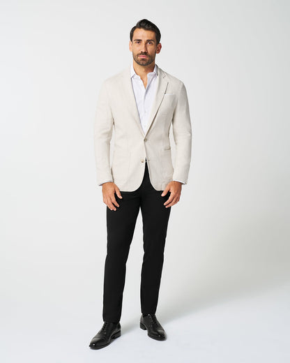 State & Liberty - Unstructured Linen Blazer - Cream