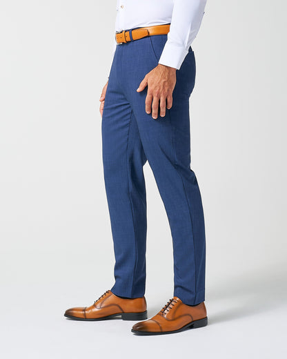 State & Liberty - Athletic Fit Stretch Suit Pants - Heathered Navy