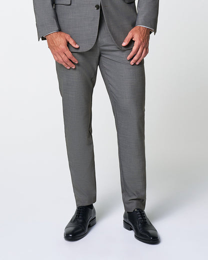 State & Liberty - Athletic Fit Stretch Suit Pants - Heathered Grey