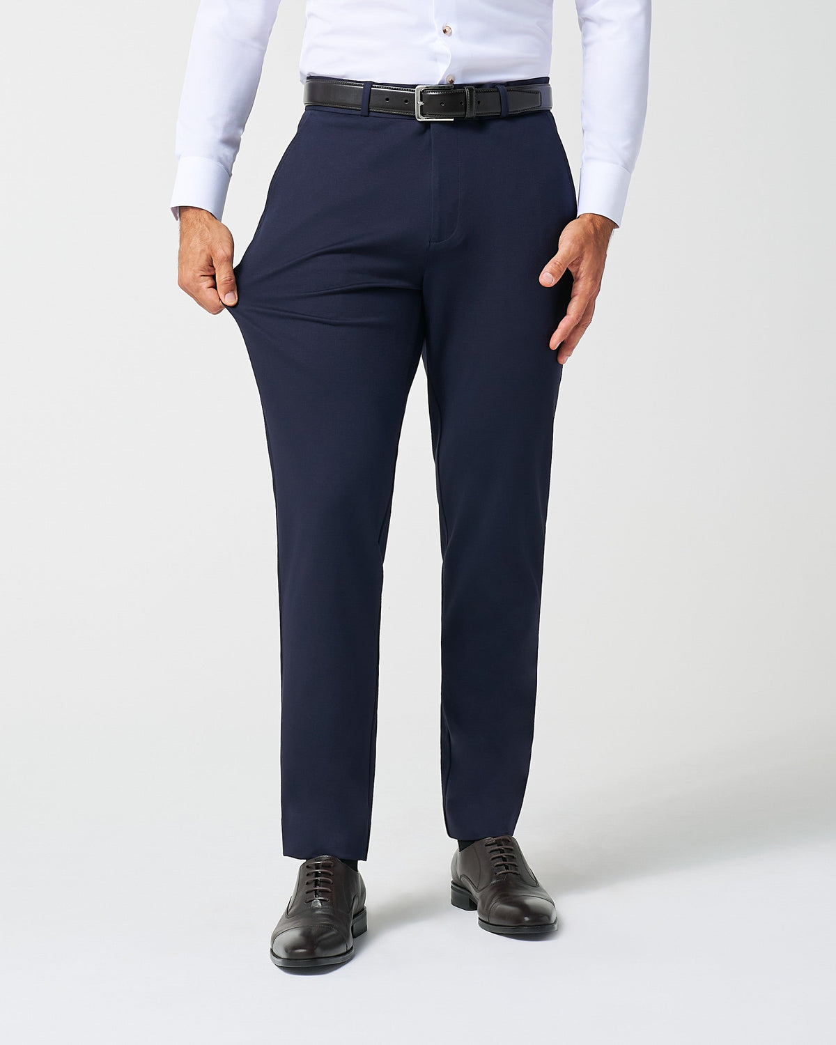 State & Liberty - Athletic Fit Stretch Suit Pants - Navy