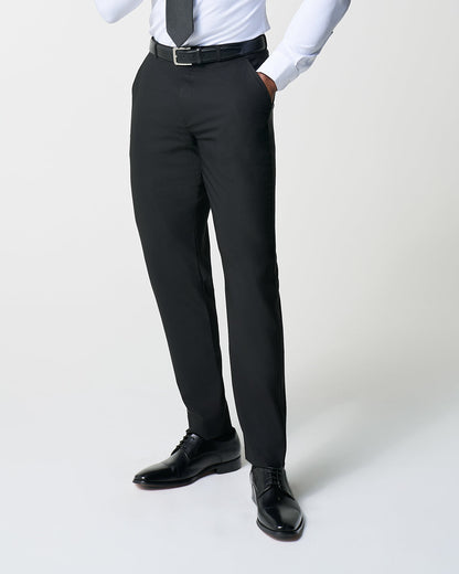 State & Liberty - Athletic Fit Stretch Suit Pants - Heathered Black