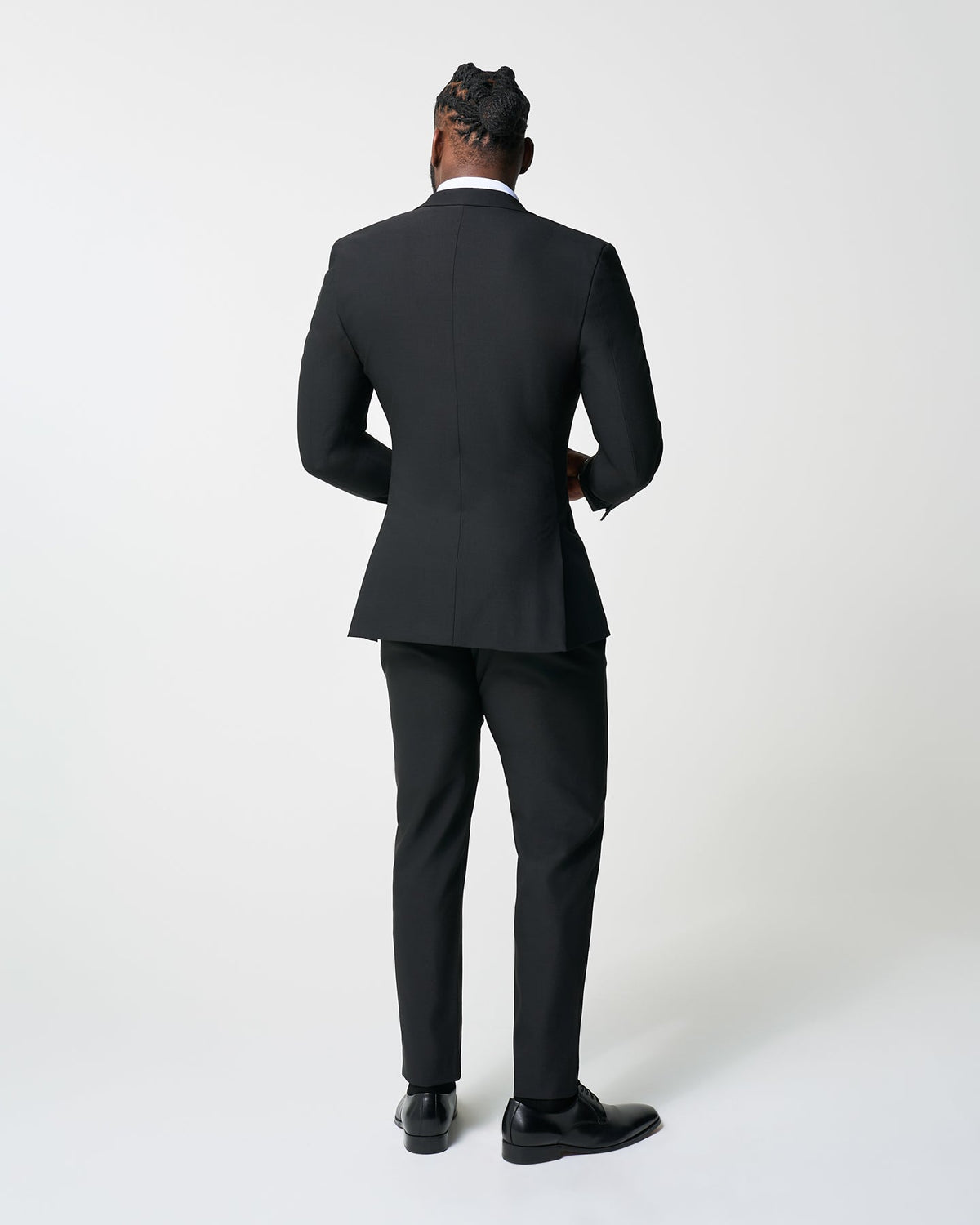 State & Liberty - Athletic Fit Stretch Suit Pants - Heathered Black