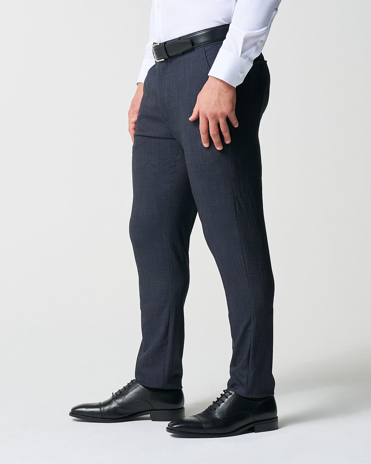 State & Liberty - Athletic Fit Stretch Suit Pants - Heathered Midnight Navy