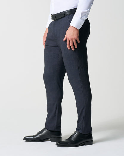 State & Liberty - Athletic Fit Stretch Suit Pants - Heathered Midnight Navy