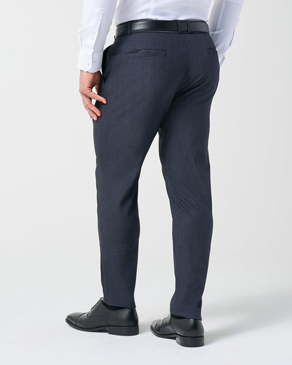State & Liberty - Athletic Fit Stretch Suit Pants - Heathered Midnight Navy