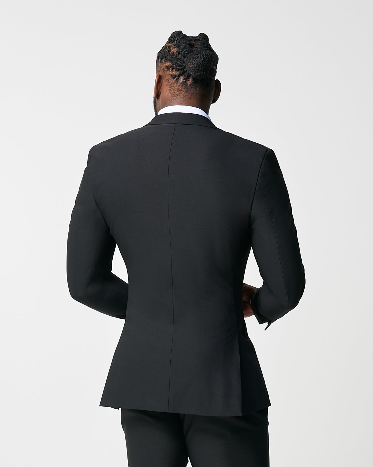 State & Liberty - Athletic Fit Stretch Blazer - Heathered Black
