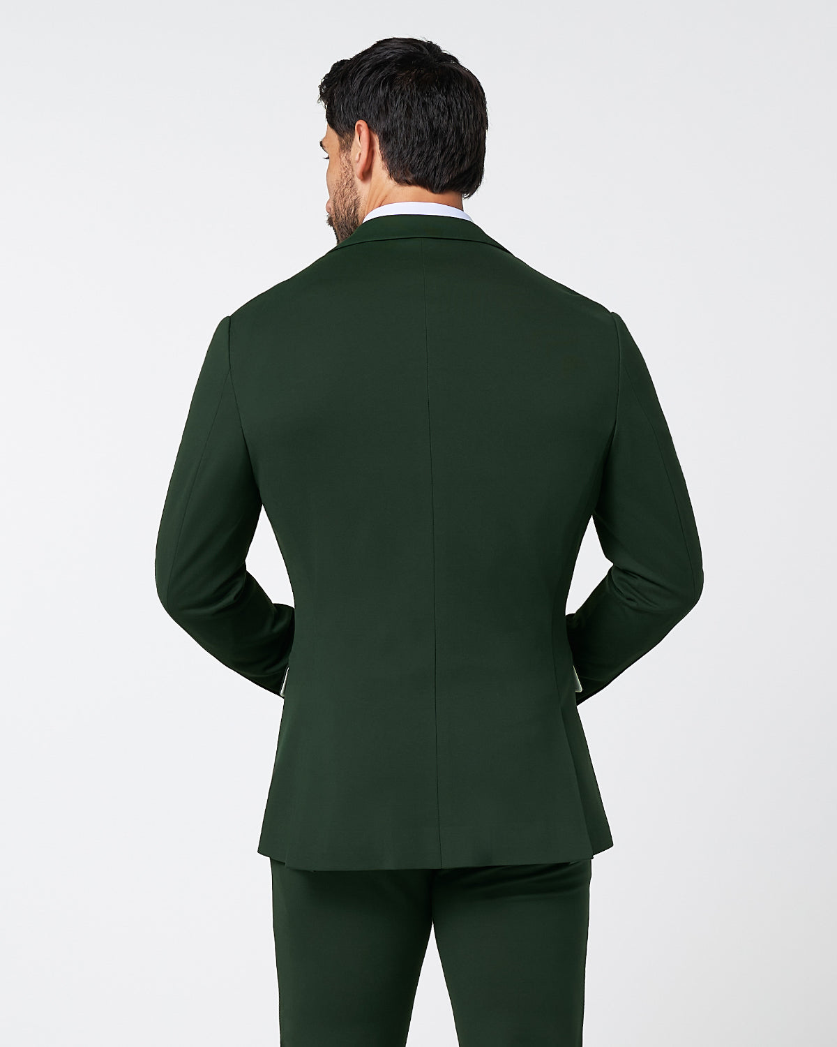 State & Liberty - Athletic Fit Stretch Blazer - Solid Hunter Green