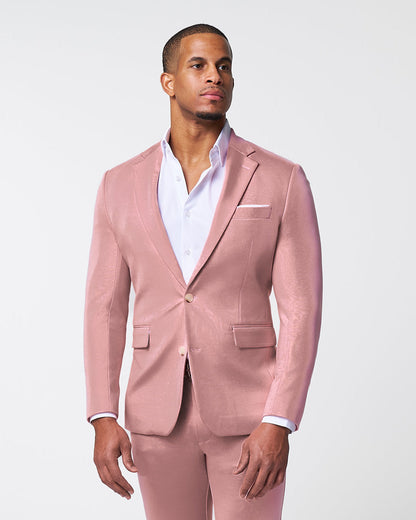 State & Liberty - Athletic Fit Stretch Blazer - Solid Rose