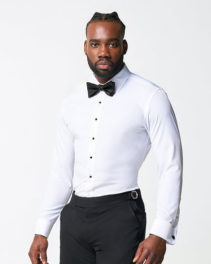 State & Liberty - The Solid White Tuxedo Shirt