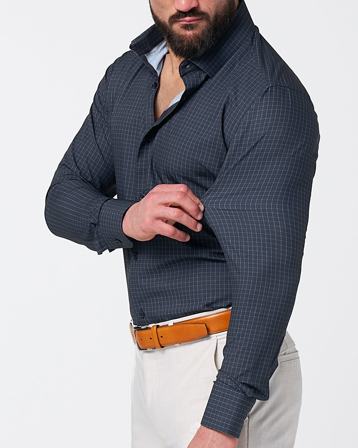State & Liberty - "The Lakewood" White Small Windowpane