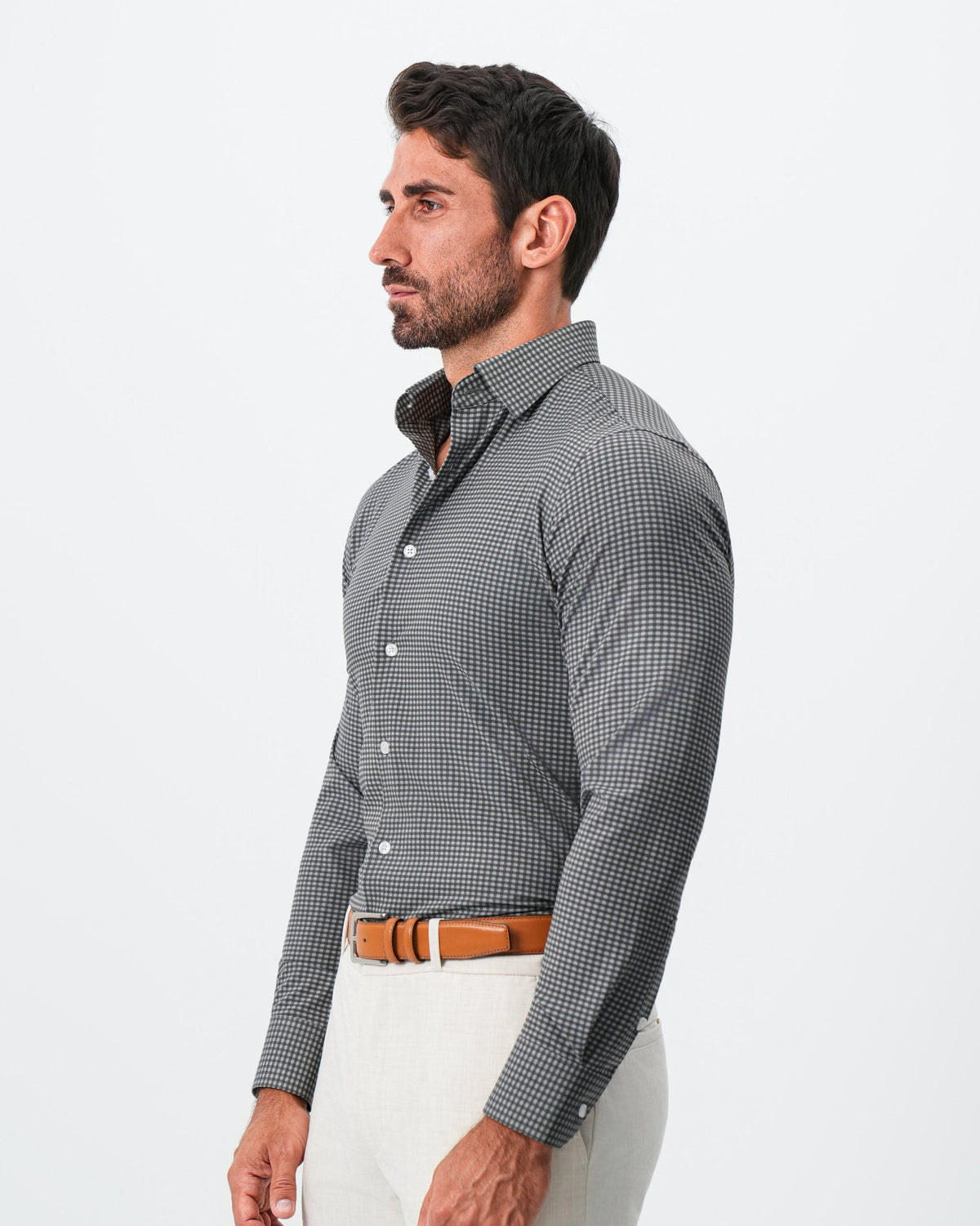 State & Liberty - "The Matty" Dark Green & Light Blue Mini Check