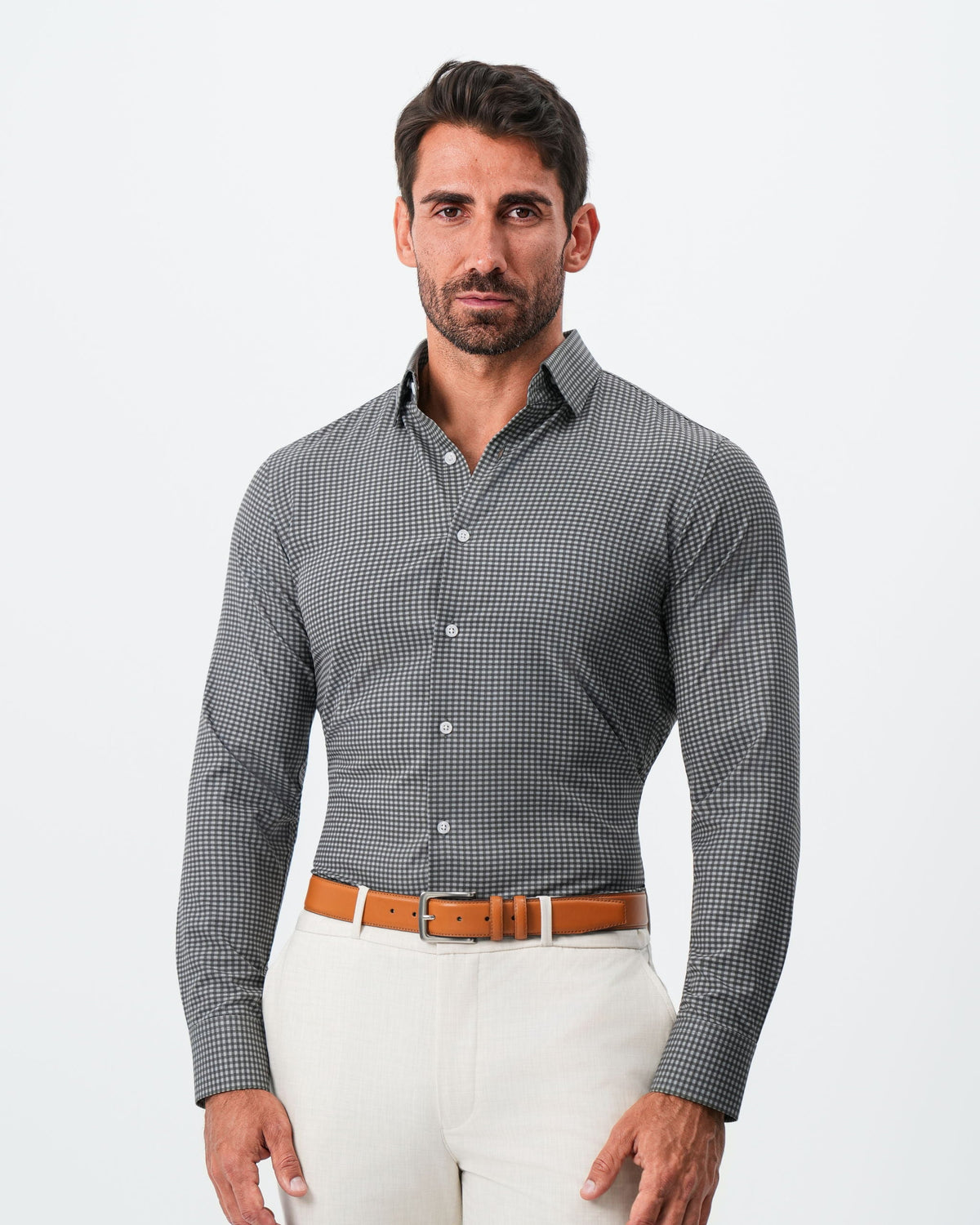State & Liberty - "The Matty" Dark Green & Light Blue Mini Check