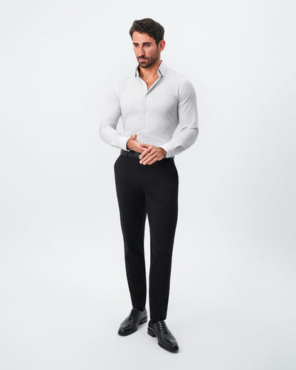 State & Liberty - "The Johnny" Mini Grey Dot Print