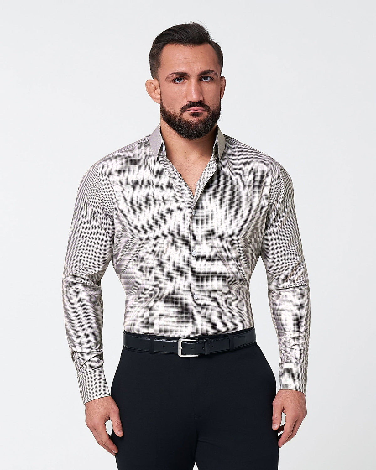 State & Liberty - "The Vancouver" Brown Houndstooth