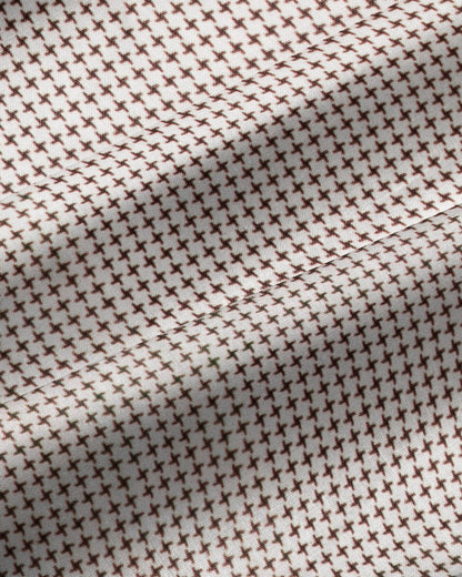 State & Liberty - "The Vancouver" Brown Houndstooth