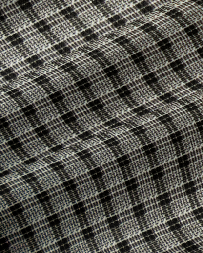 State & Liberty - "The Mantle" White & Black Plaid