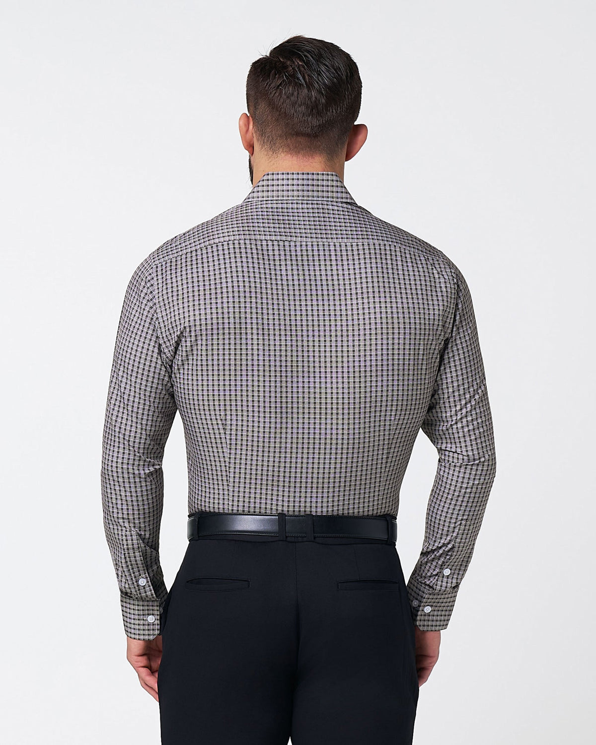 State & Liberty - "The Mantle" White & Black Plaid