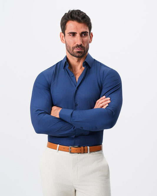 State & Liberty - "The Bowman" Navy with Navy Grid