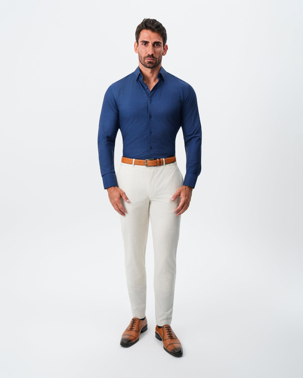 State & Liberty - "The Bowman" Navy with Navy Grid